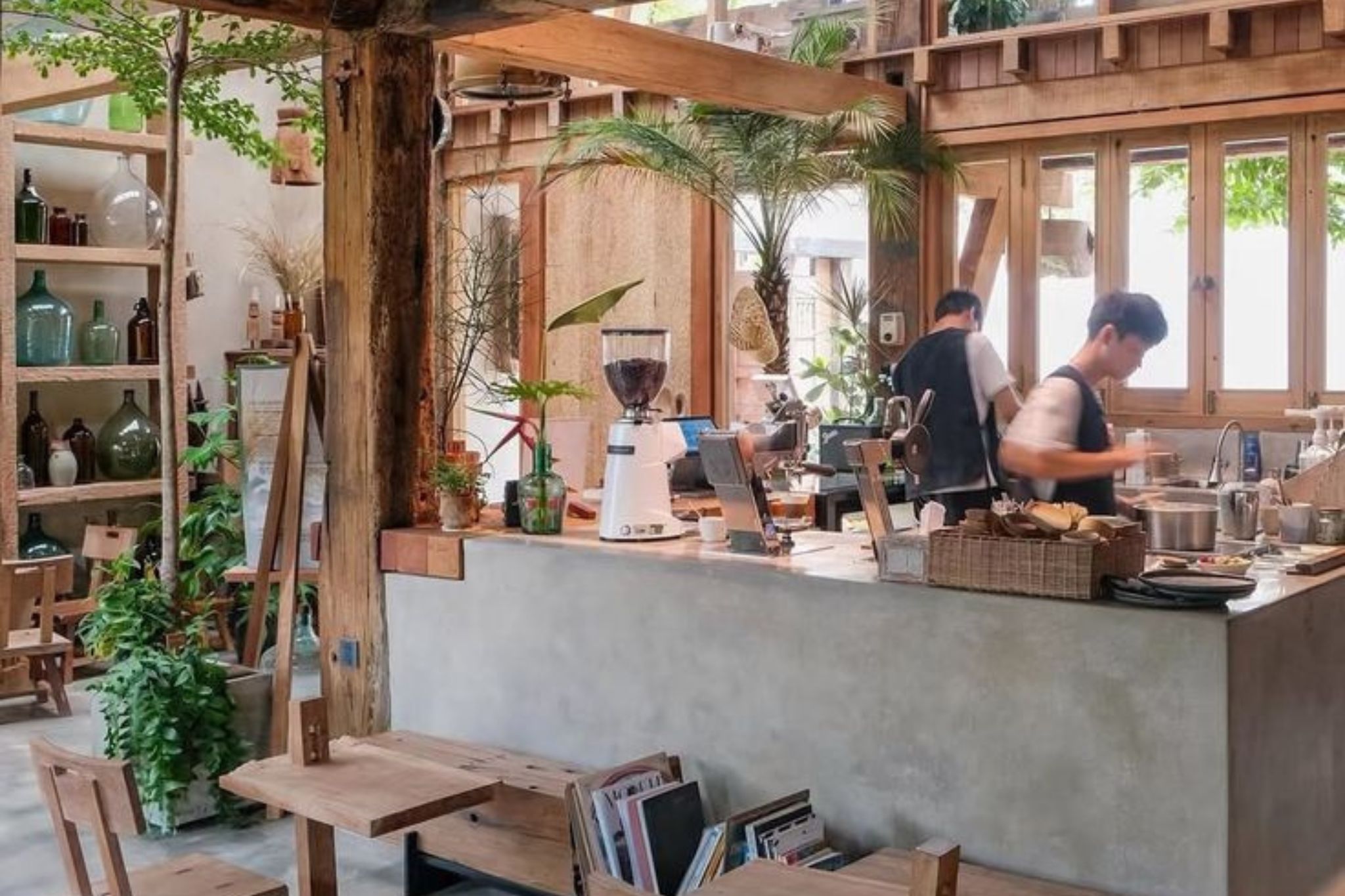Chi phí mở quán cafe phong cách Rustic